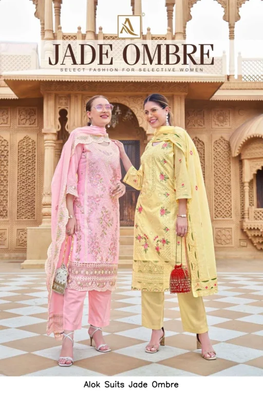 Alok Suits Jade Ombre