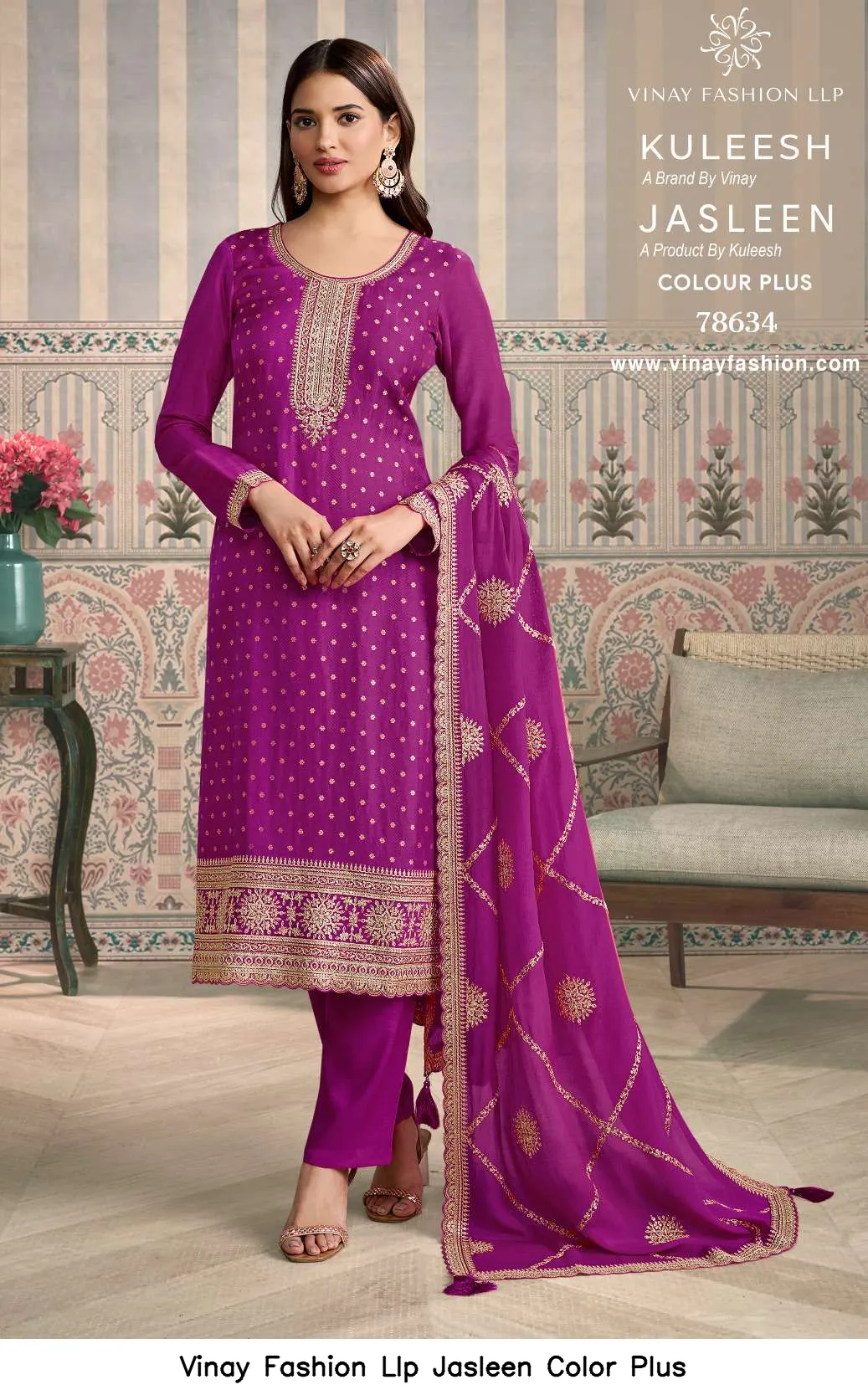 Vinay Fashion Llp Jasleen Color Plus - Image 3