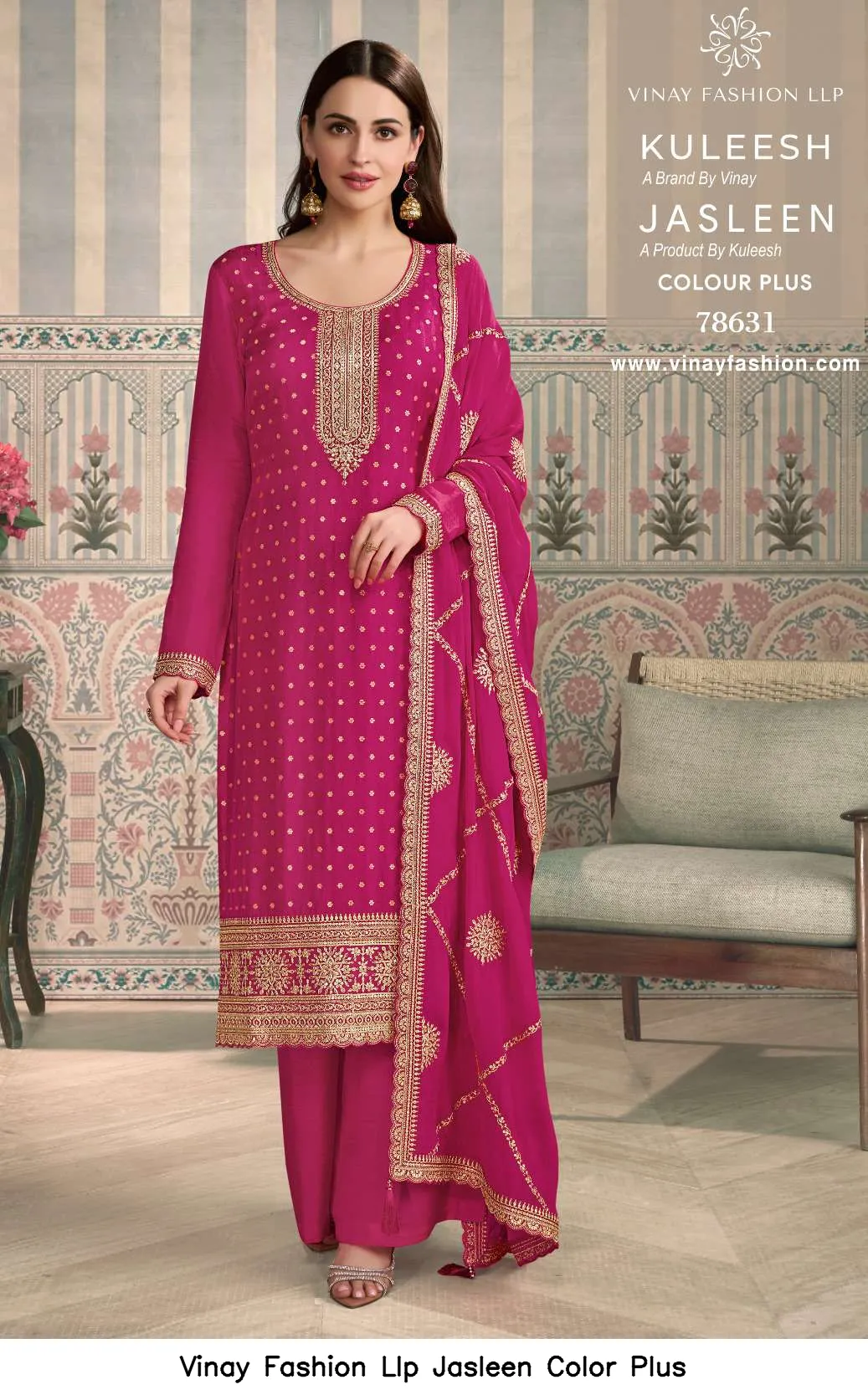 Vinay Fashion Llp Jasleen Color Plus - Image 5