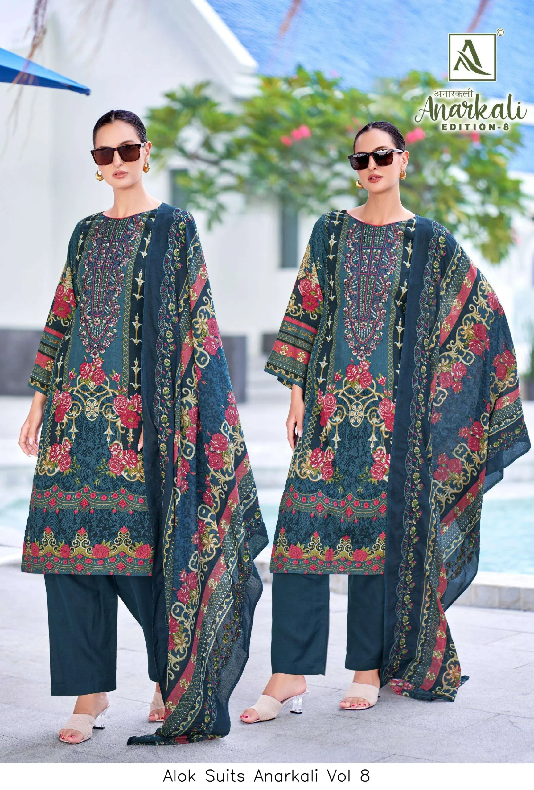 Alok Suits Anarkali Vol 8 - Image 10