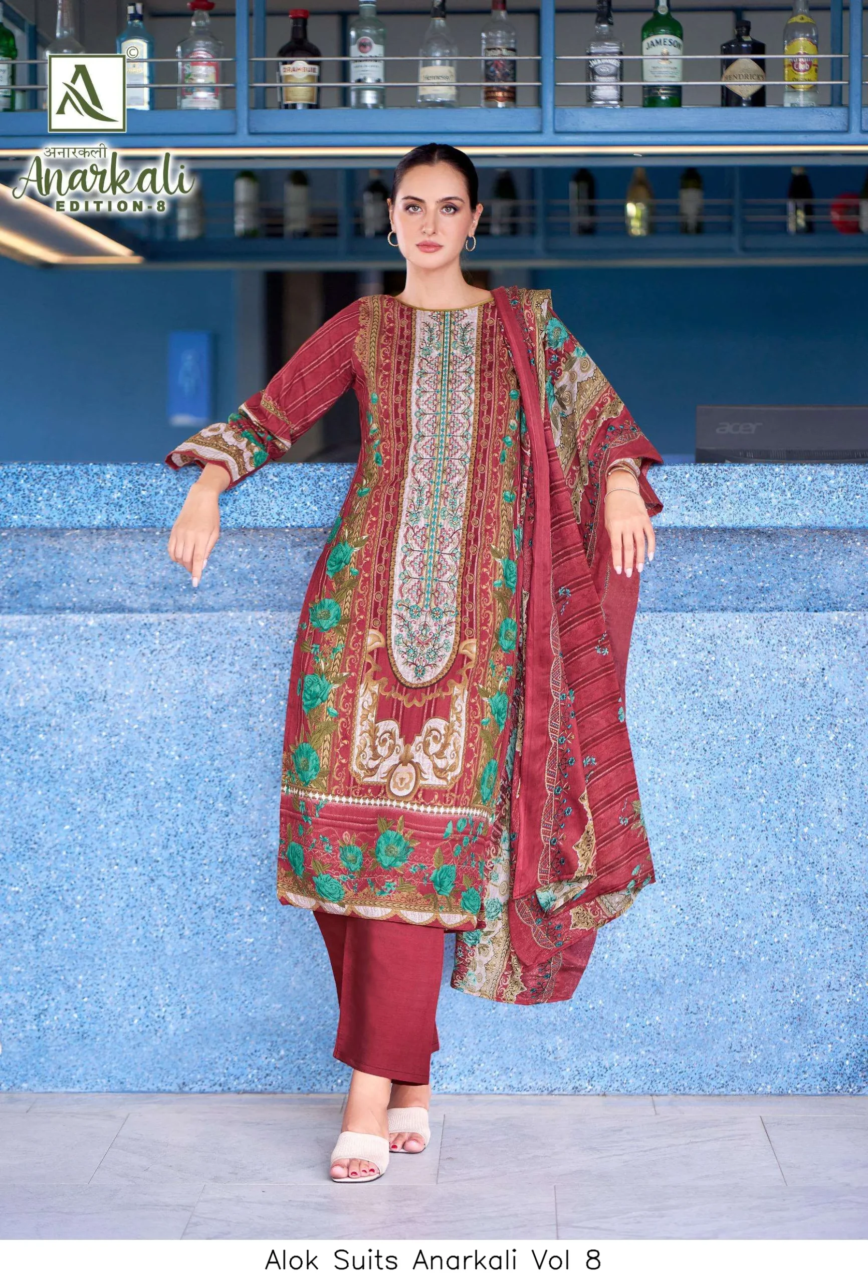 Alok Suits Anarkali Vol 8 - Image 3