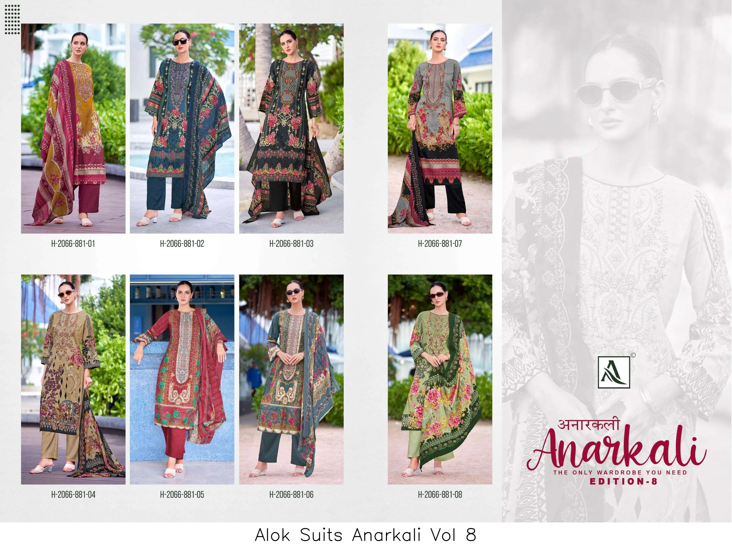Alok Suits Anarkali Vol 8 - Image 7
