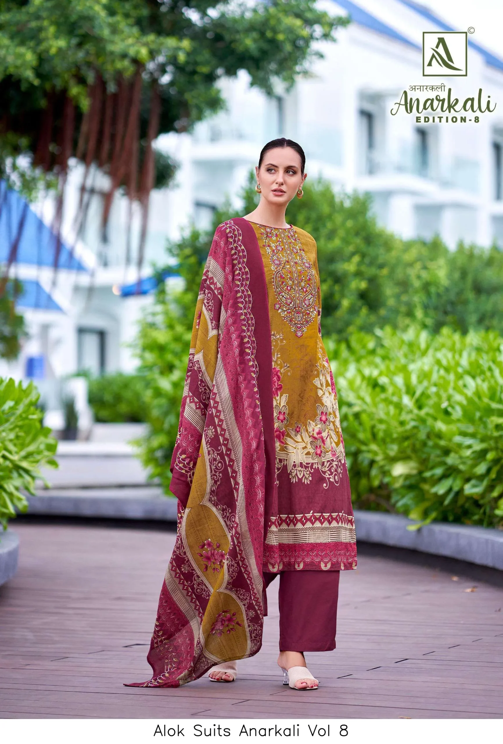 Alok Suits Anarkali Vol 8 - Image 8