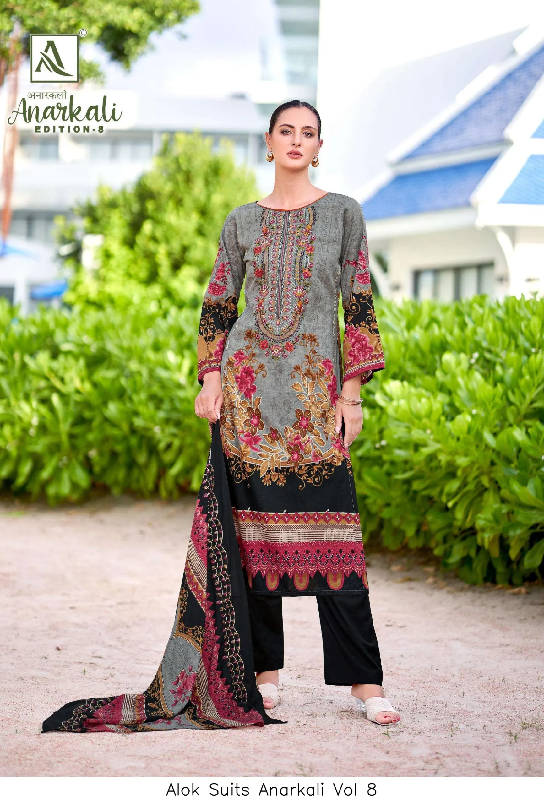 Alok Suits Anarkali Vol 8 - Image 9