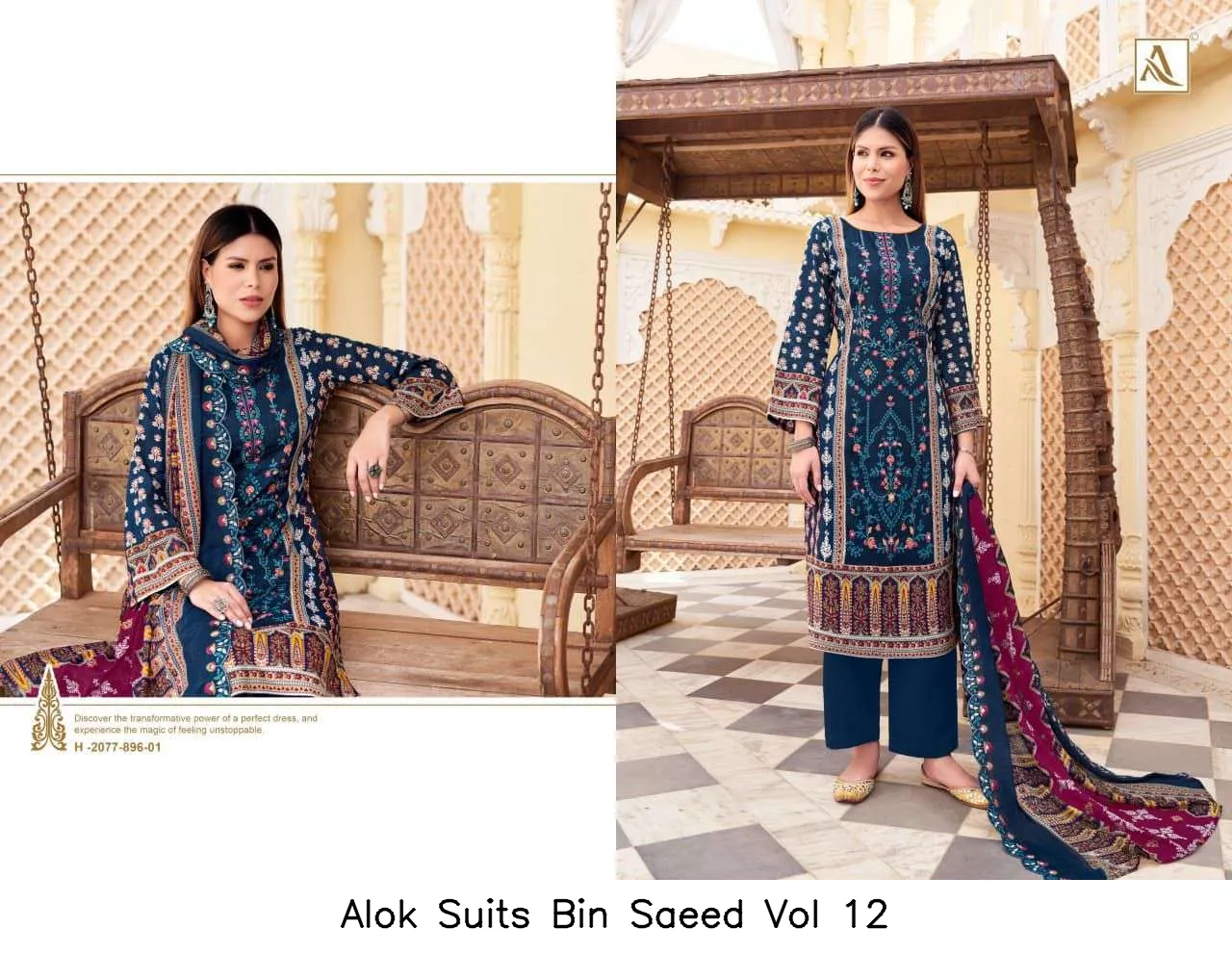 Alok Suits Bin Saeed Vol 12 - Image 9
