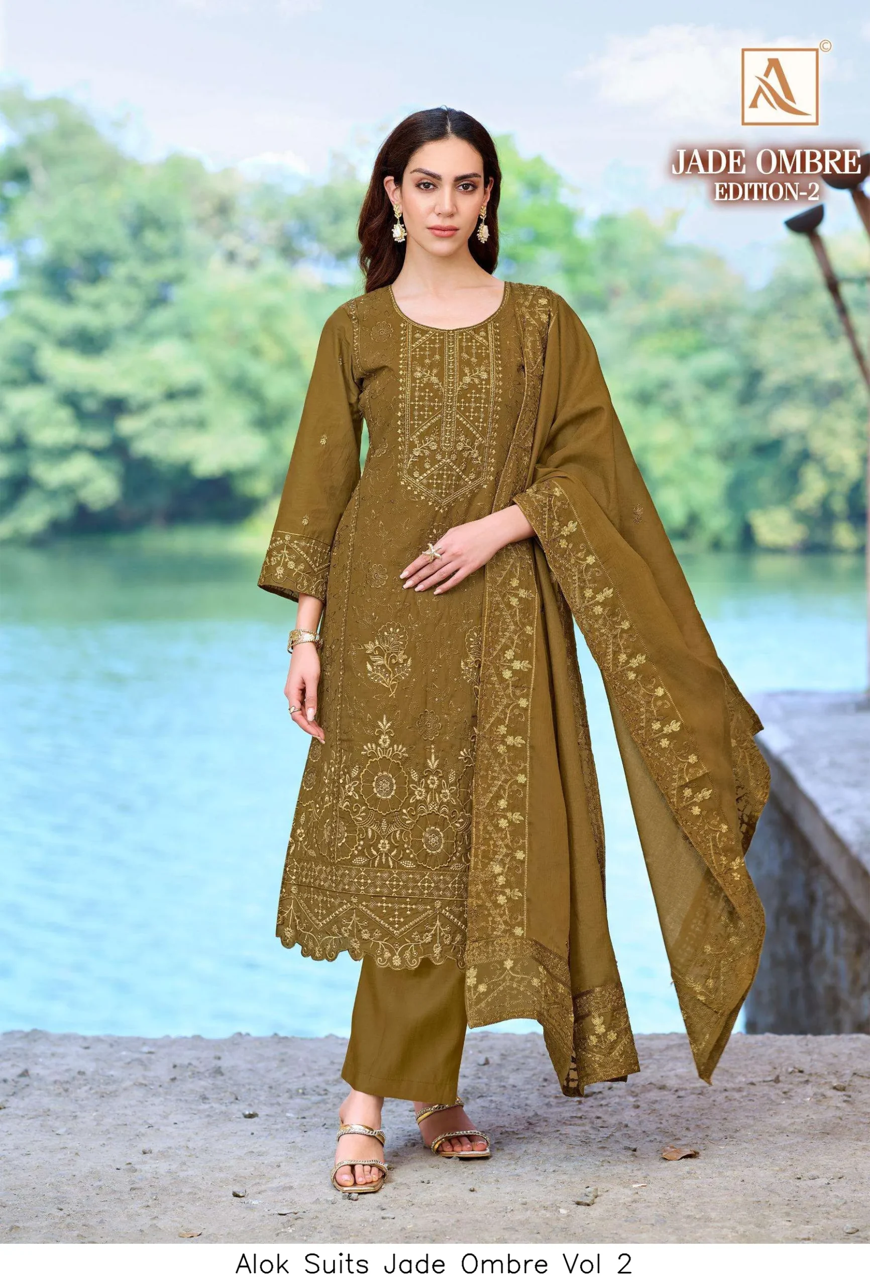 Alok Suits Jade Ombre Vol 2 - Image 2