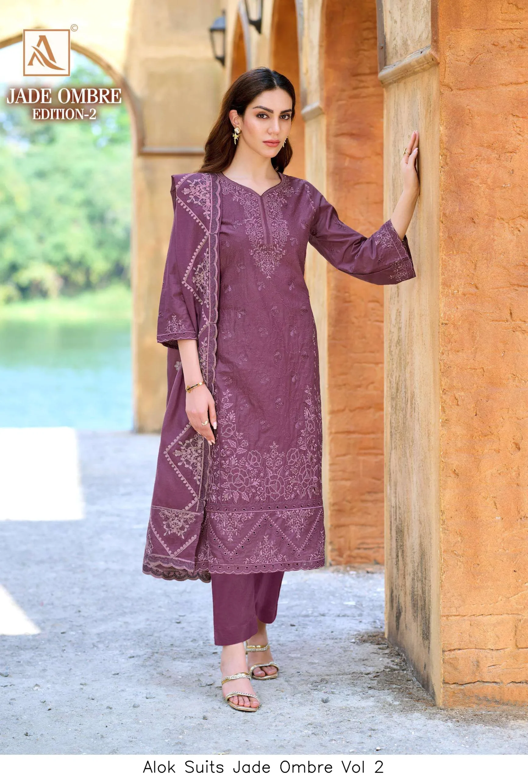 Alok Suits Jade Ombre Vol 2 - Image 3