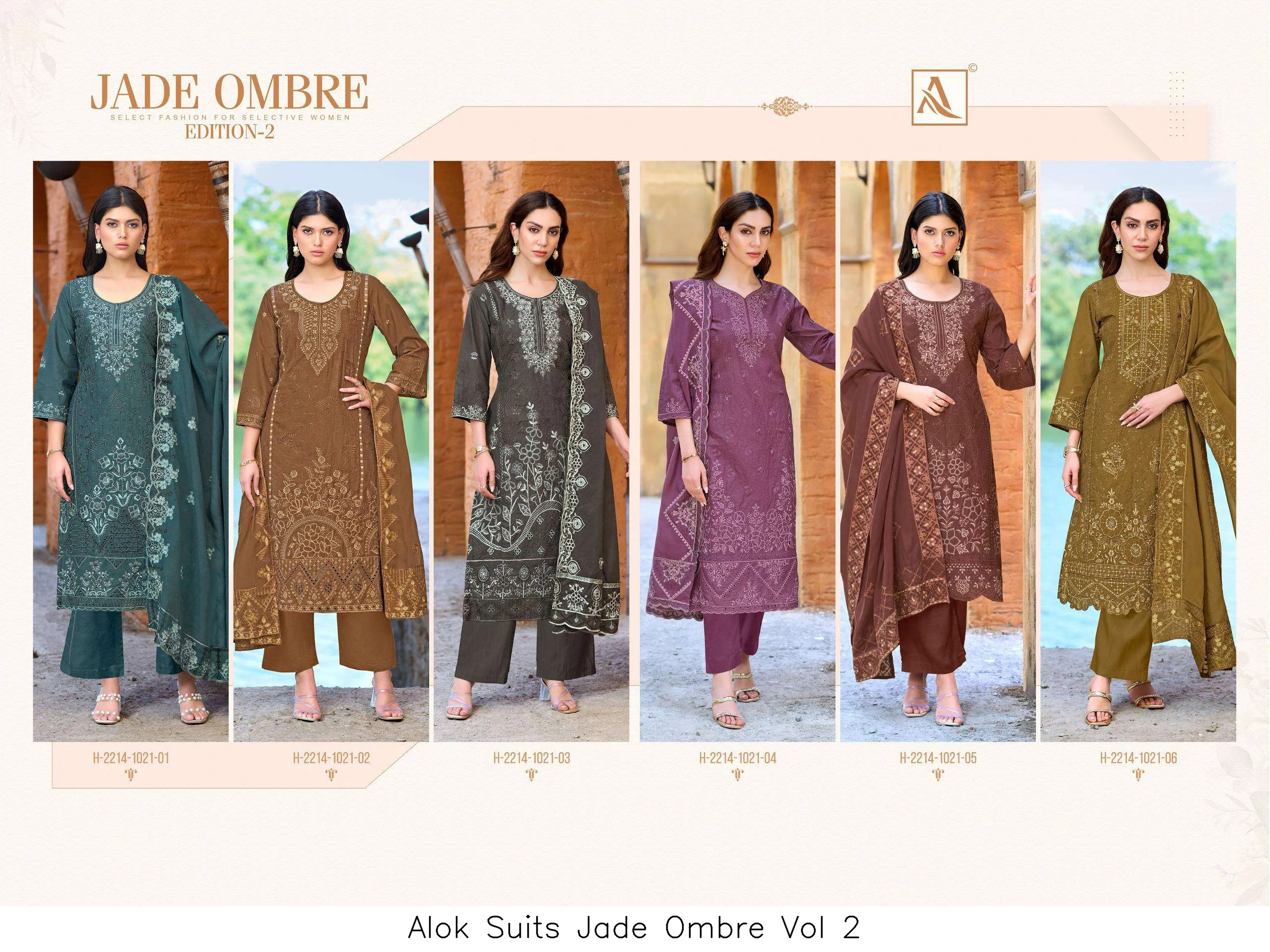 Alok Suits Jade Ombre Vol 2 - Image 6