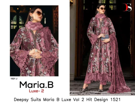 Deepsy Suits Maria B Luxe Vol 2 Hit Design 1521