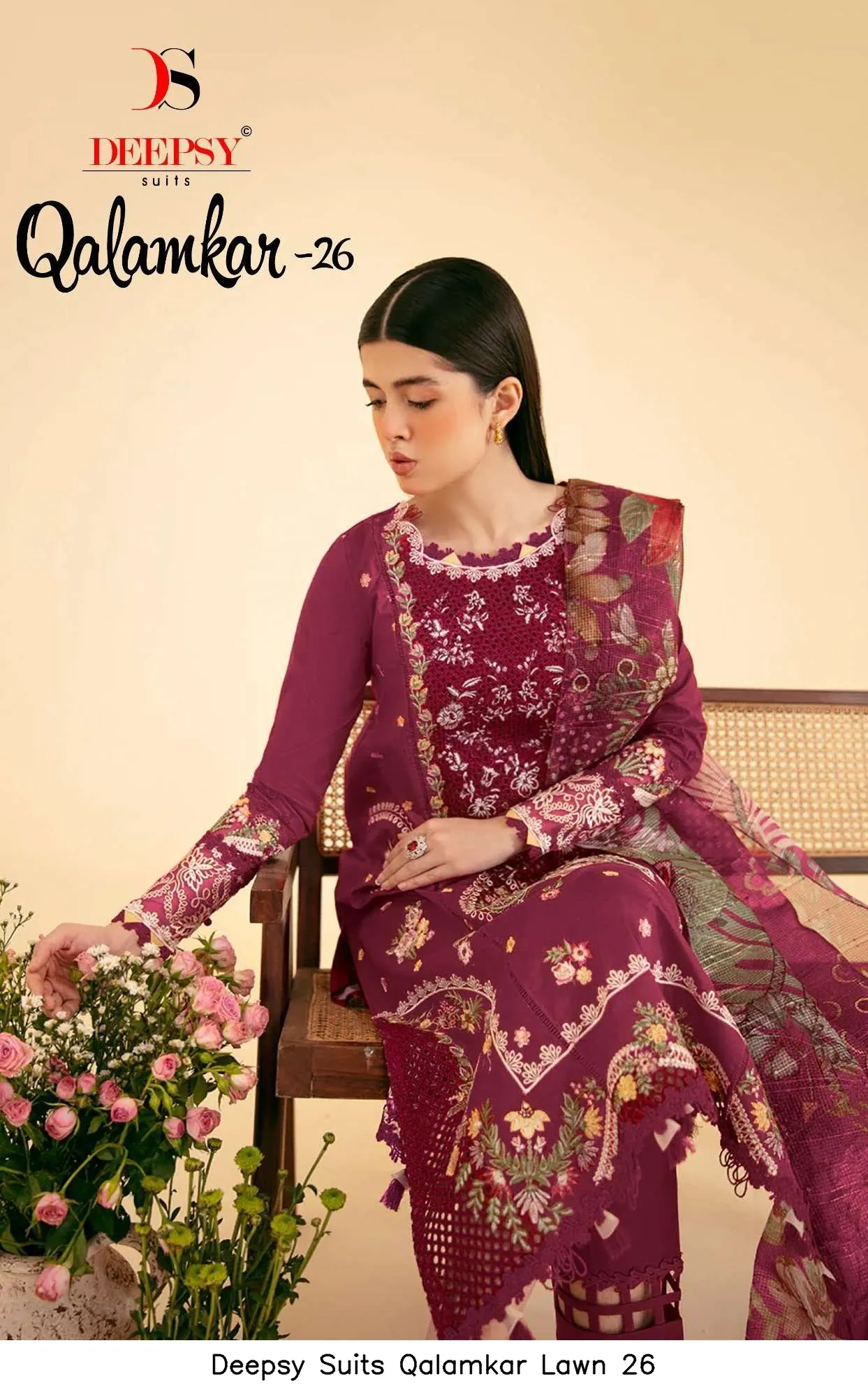 Deepsy Suits Qalamkar Lawn 26