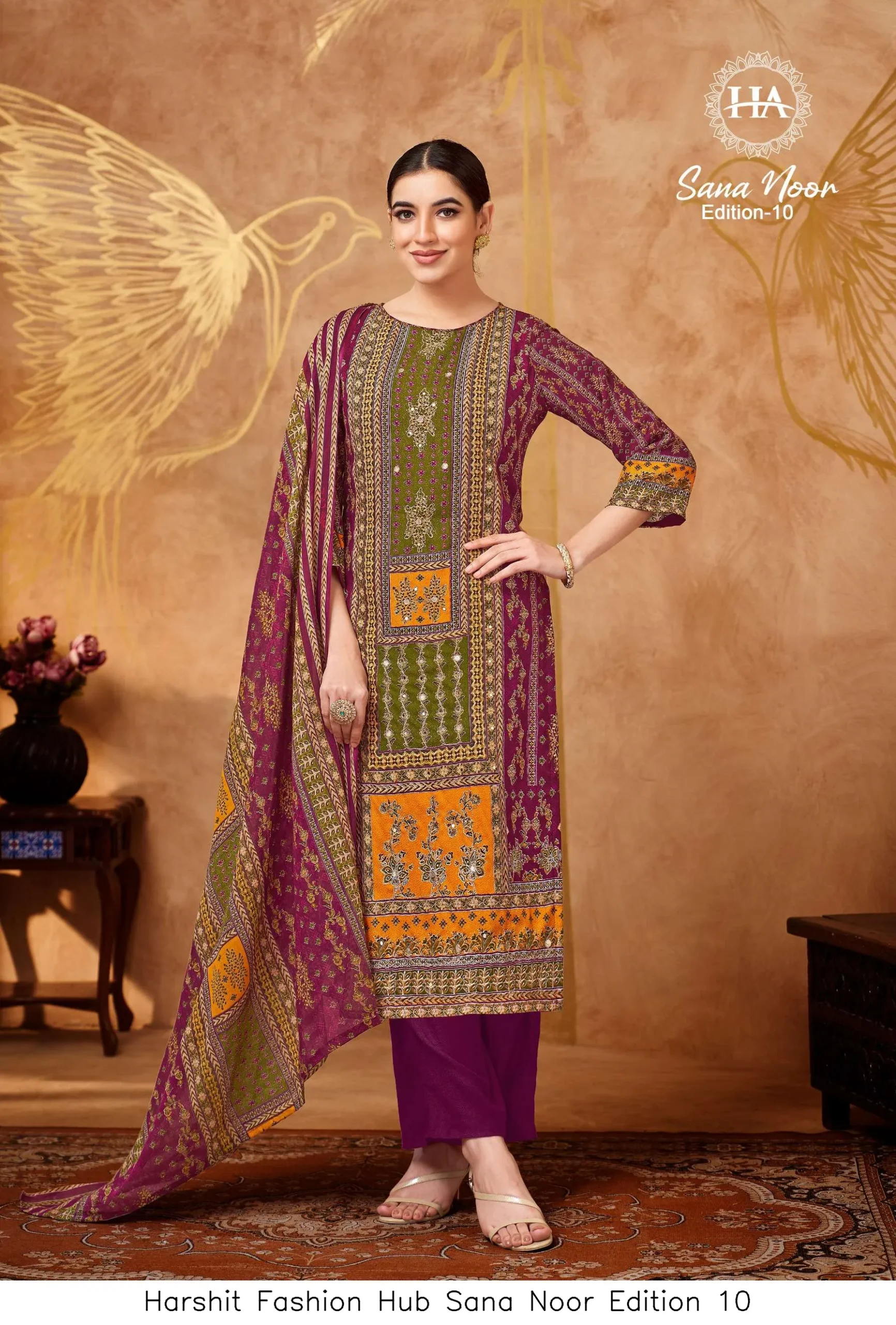 Harshit Fashion Hub Sana Noor Edition 10 - Image 7