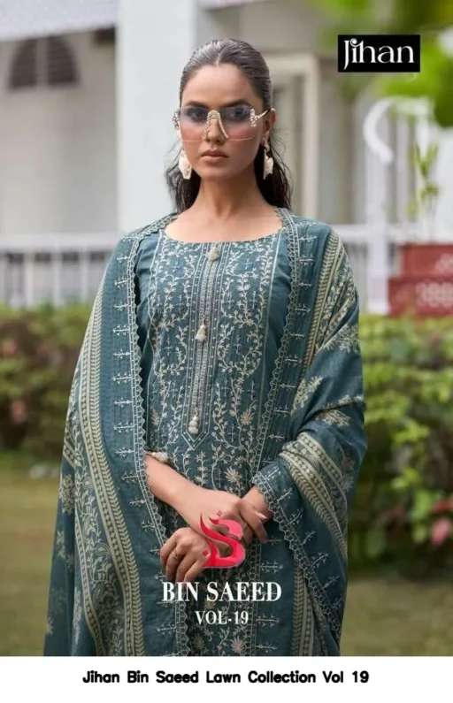 Jihan Bin Saeed Lawn Collection Vol 19