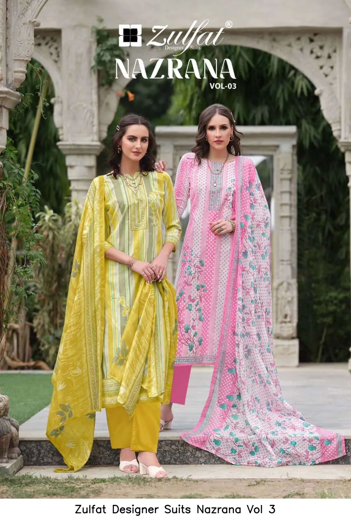 Zulfat Designer Suits Nazrana Vol 3