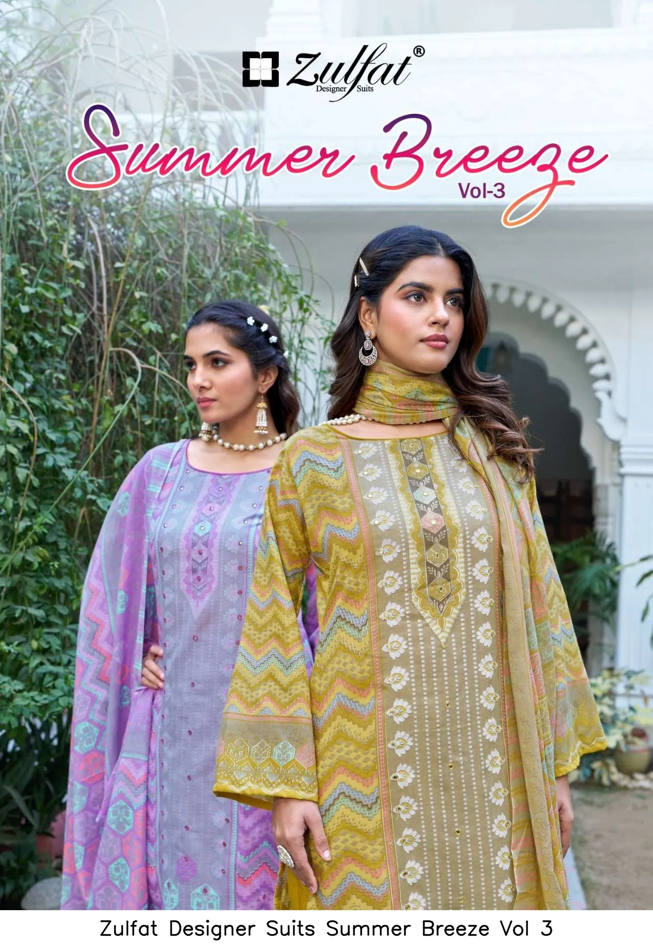Zulfat Designer Suits Summer Breeze Vol 3