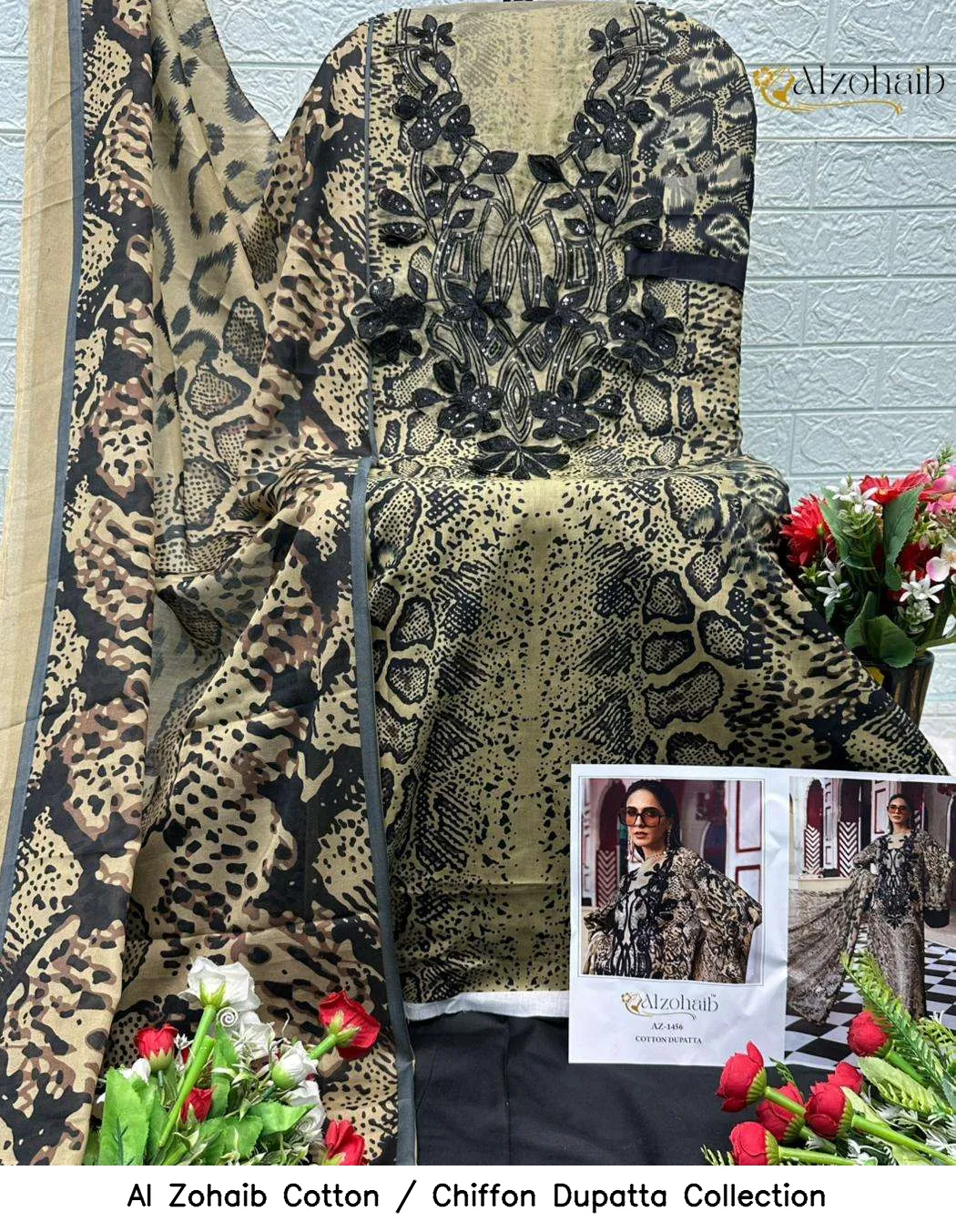 Al Zohaib Cotton / Chiffon Dupatta Collection - Image 2