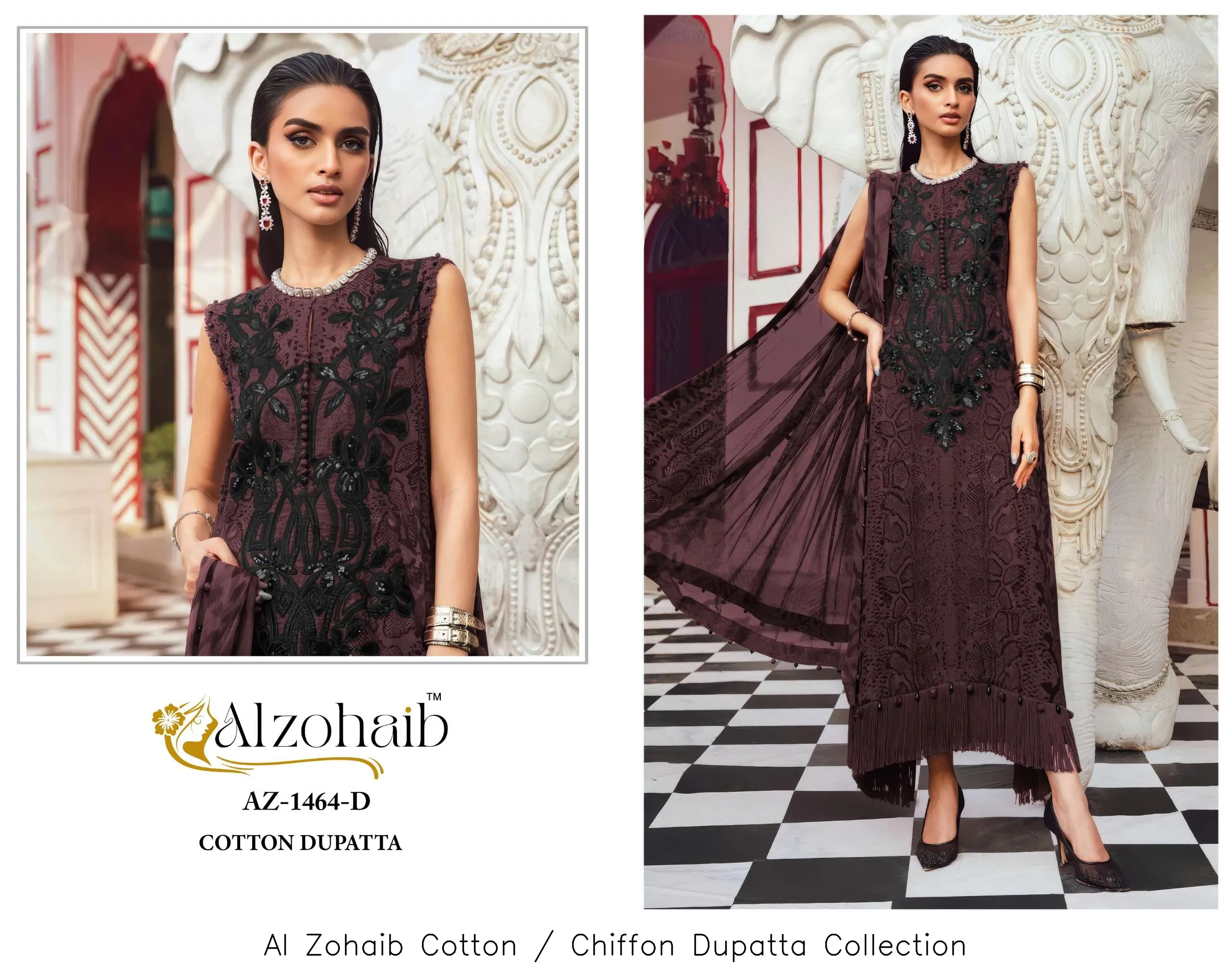 Al Zohaib Cotton / Chiffon Dupatta Collection - Image 7