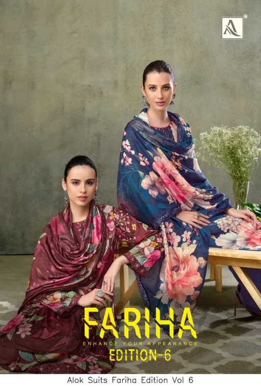 Alok Suits Fariha Edition Vol 6