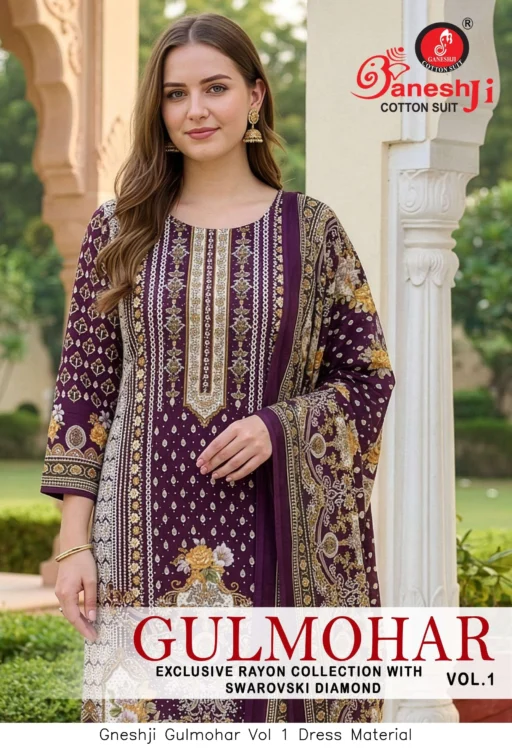 Gneshji Gulmohar Vol 1 Dress Material