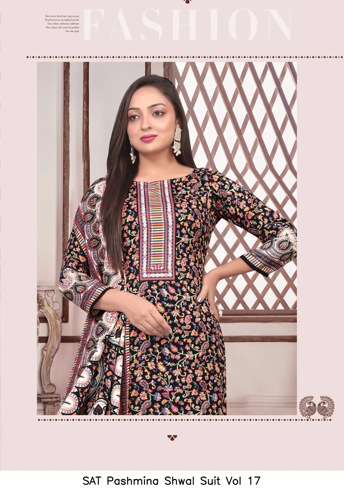 SAT Pashmina Shwal Suit Vol 17 - Image 2
