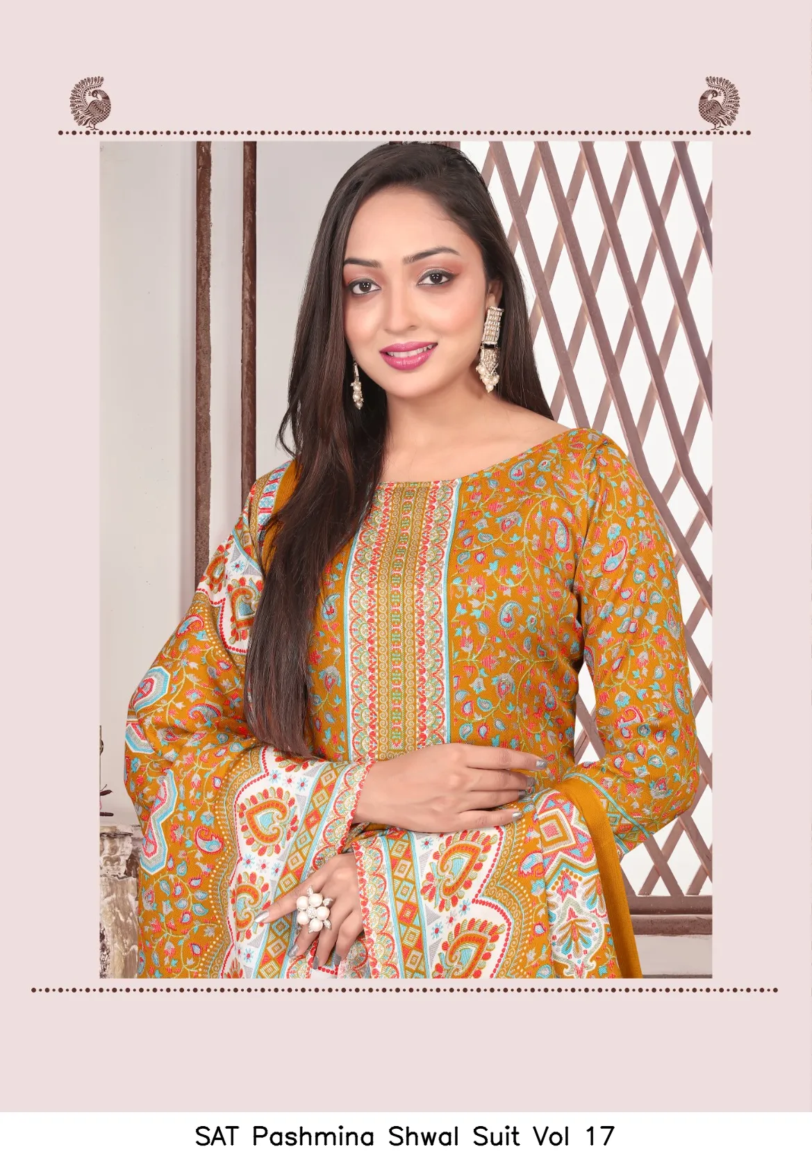 SAT Pashmina Shwal Suit Vol 17 - Image 5