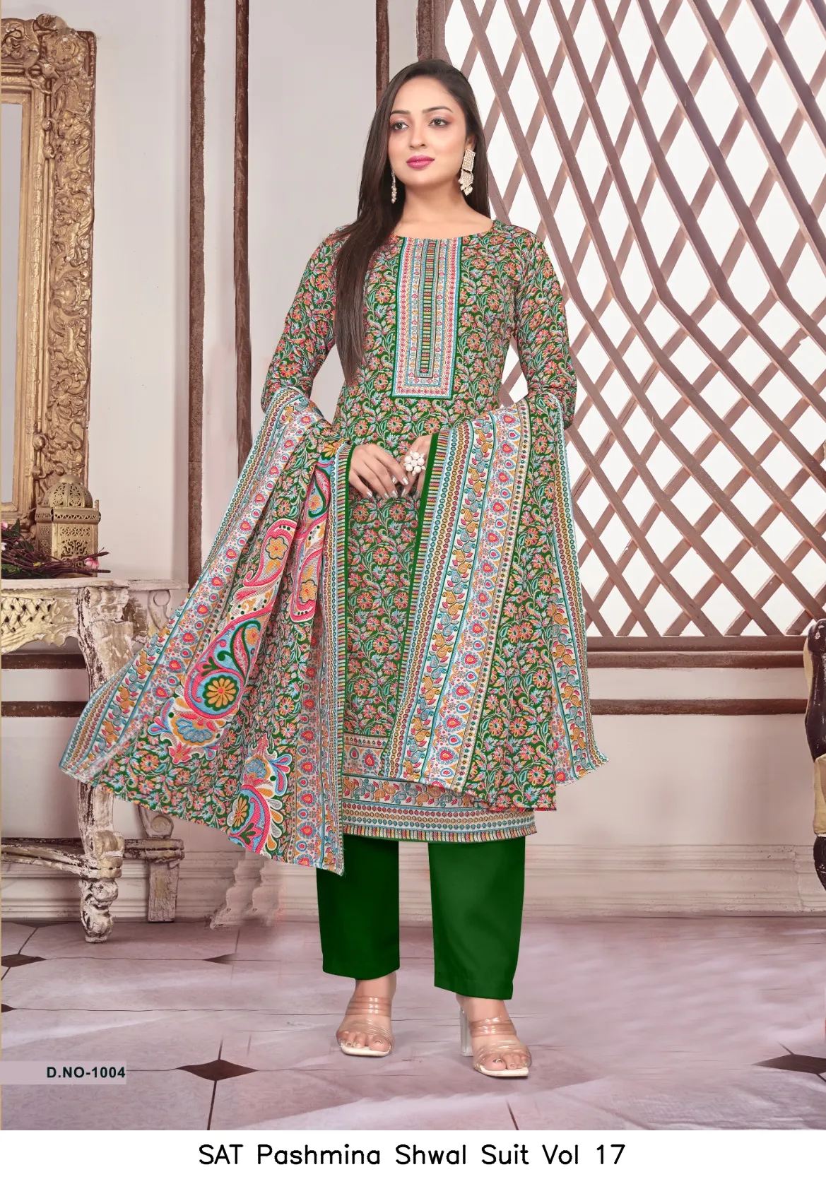 SAT Pashmina Shwal Suit Vol 17 - Image 7