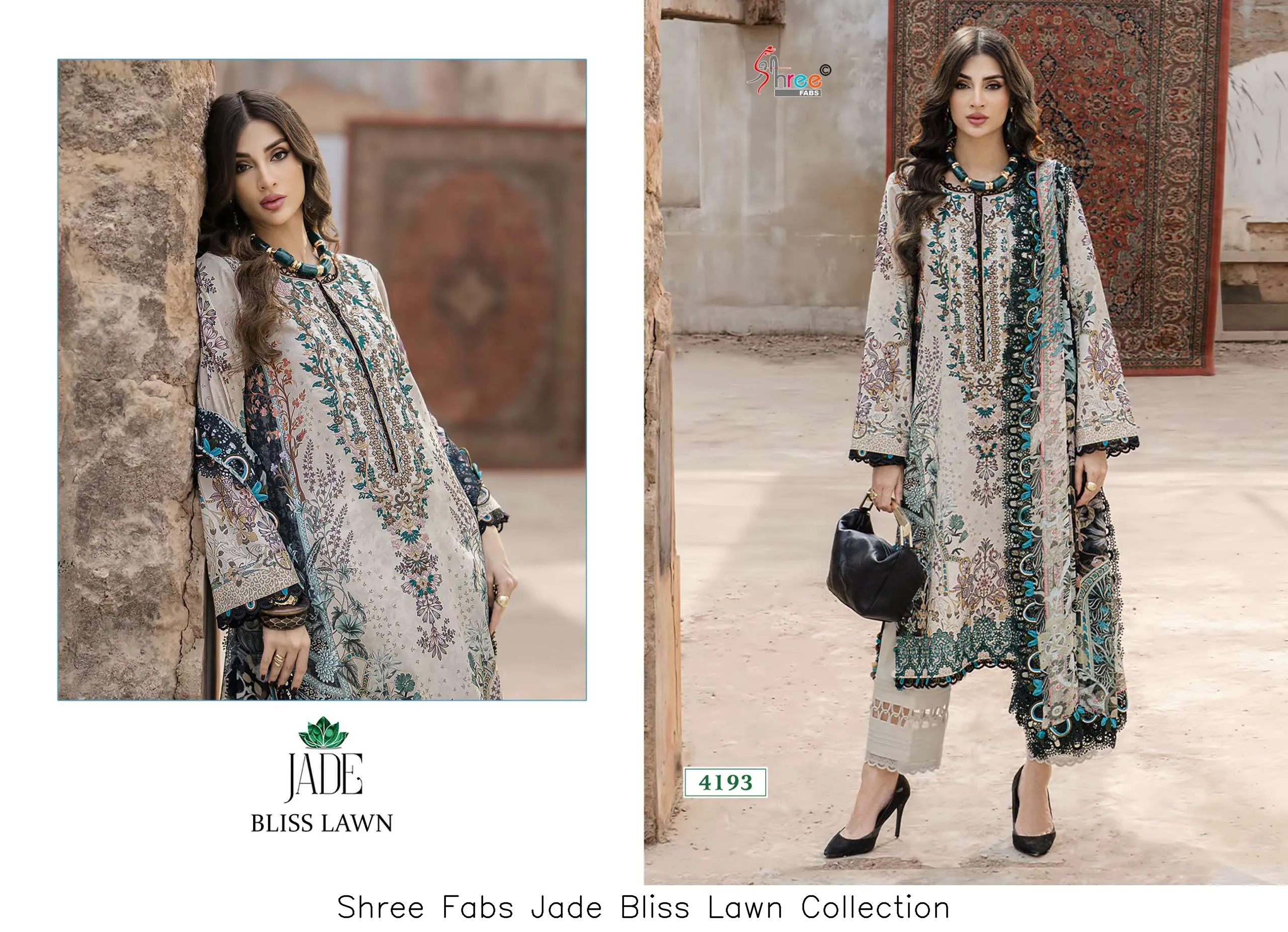 Shree Fabs Jade Bliss Lawn Collection - Image 2