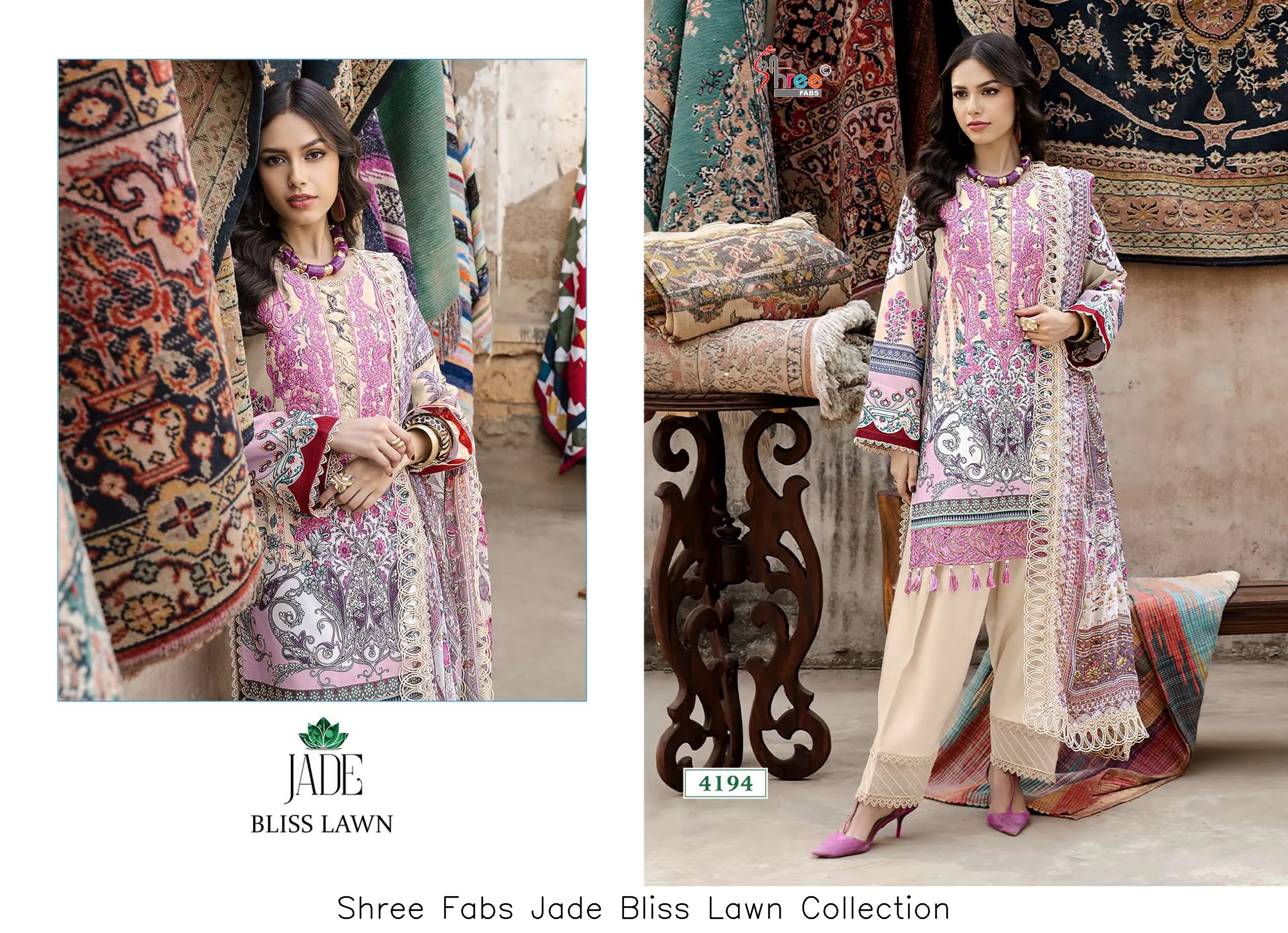 Shree Fabs Jade Bliss Lawn Collection - Image 4