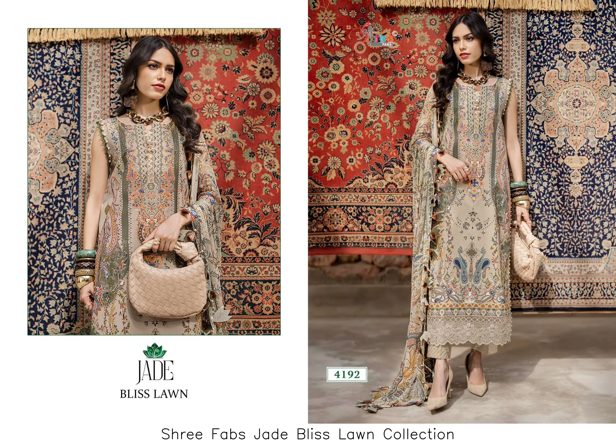Shree Fabs Jade Bliss Lawn Collection - Image 5