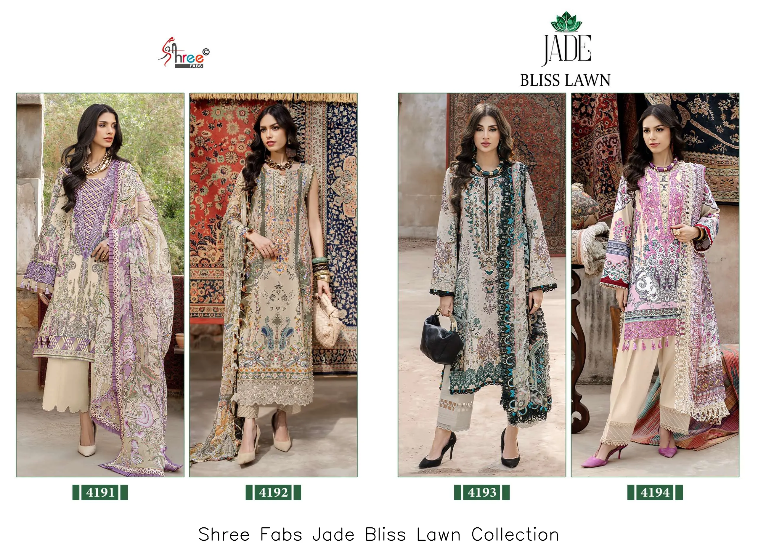 Shree Fabs Jade Bliss Lawn Collection - Image 6