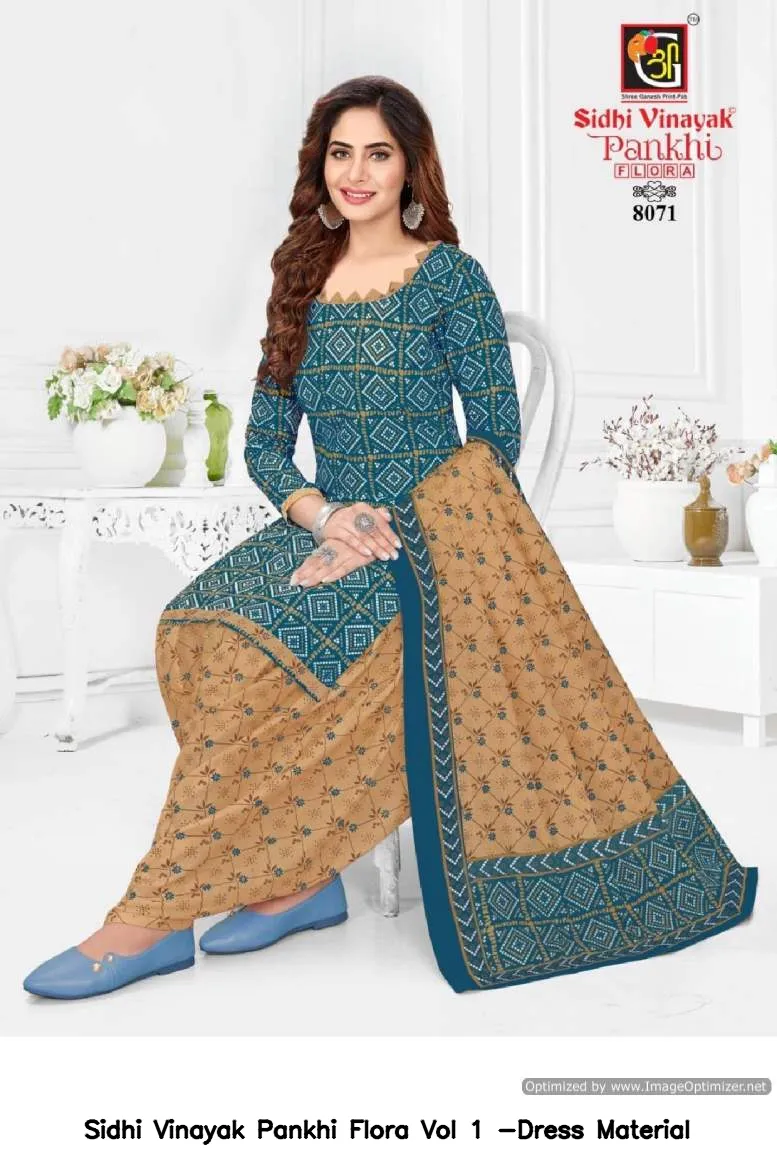 Sidhi Vinayak Pankhi Flora Vol 1 -Dress Material - Image 12