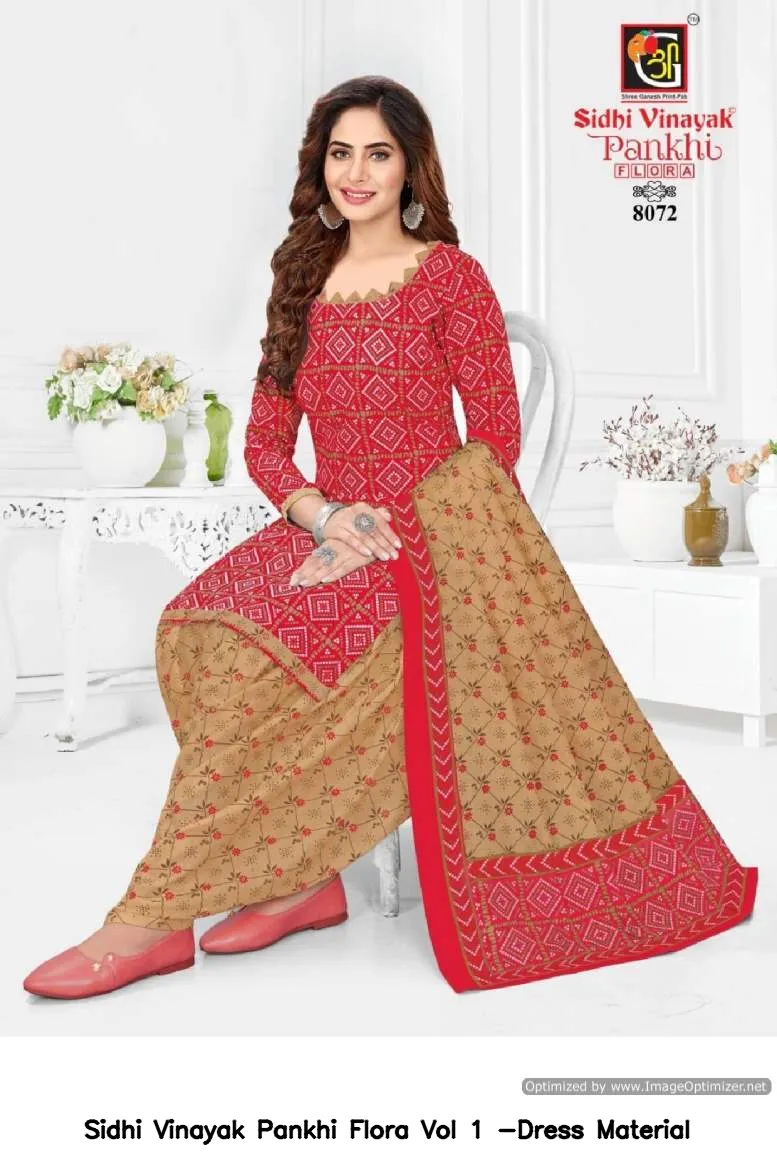 Sidhi Vinayak Pankhi Flora Vol 1 -Dress Material - Image 5