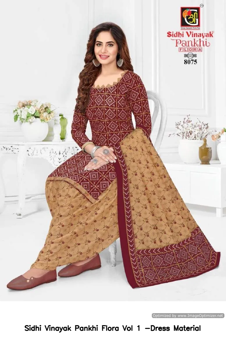Sidhi Vinayak Pankhi Flora Vol 1 -Dress Material - Image 6