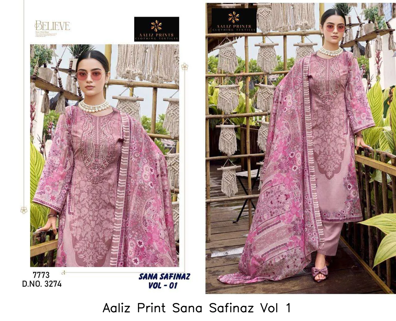 Aaliz Print Sana Safinaz Vol 1