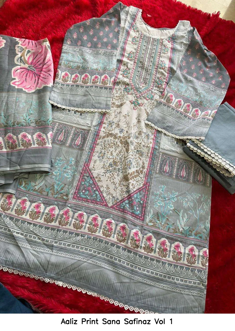 Aaliz Print Sana Safinaz Vol 1 - Image 10