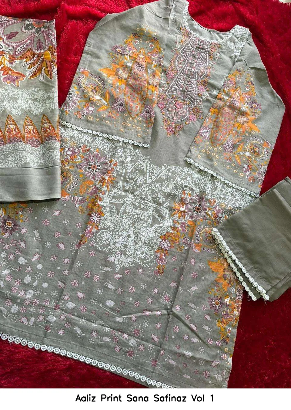 Aaliz Print Sana Safinaz Vol 1 - Image 2