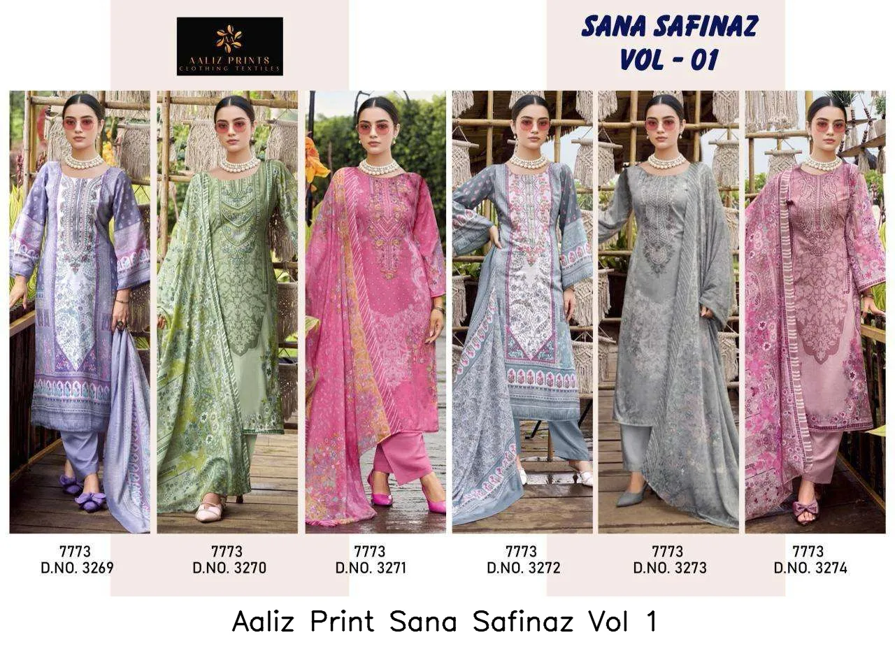 Aaliz Print Sana Safinaz Vol 1 - Image 4