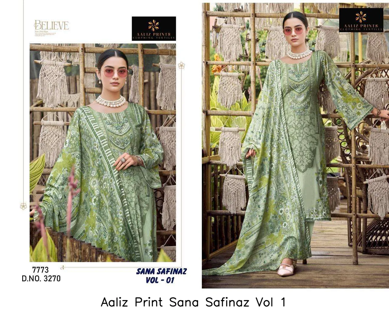 Aaliz Print Sana Safinaz Vol 1 - Image 7