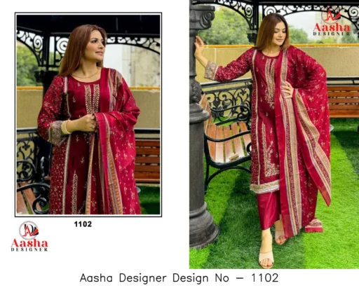 Aasha Designer Design No - 1102