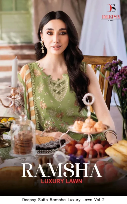 Deepsy Suits Ramsha Luxury Lawn Vol 2