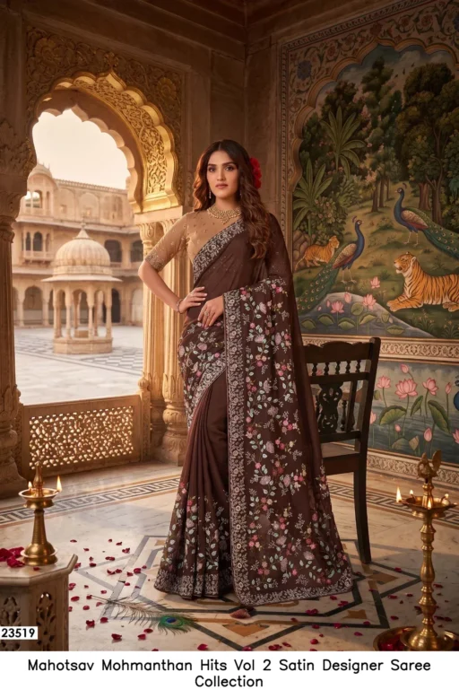 Mahotsav Mohmanthan Hits Vol 2 Satin Designer Saree Collection