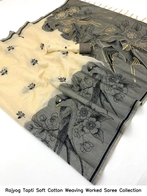 Rajyog Tapti Soft Cotton Weaving Worked Saree Collection