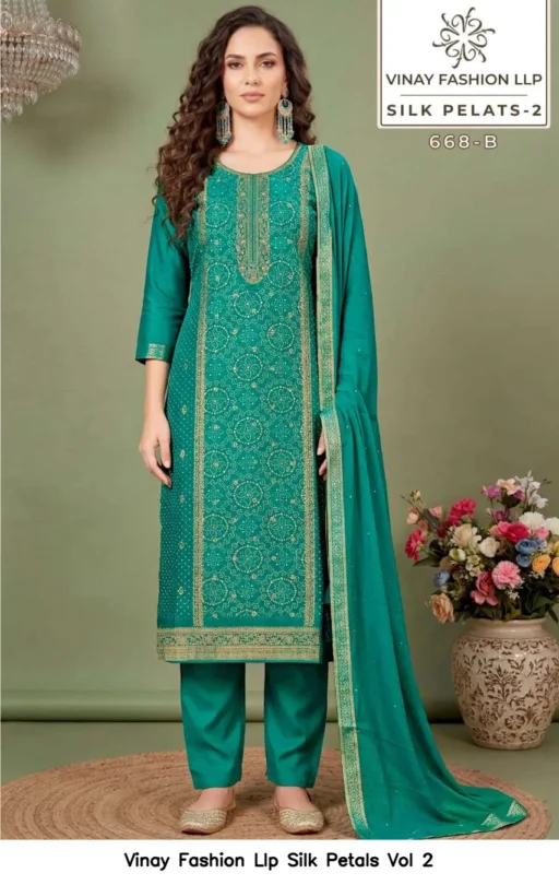 Vinay Fashion Llp Silk Petals Vol 2