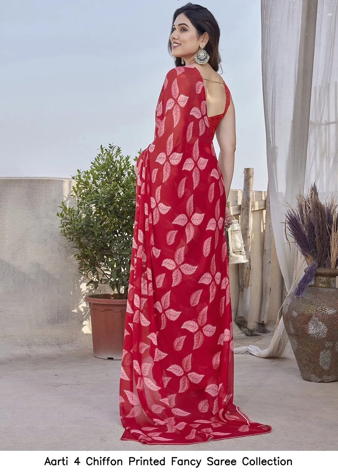 Aarti 4 Chiffon Printed Fancy Saree Collection - Image 10