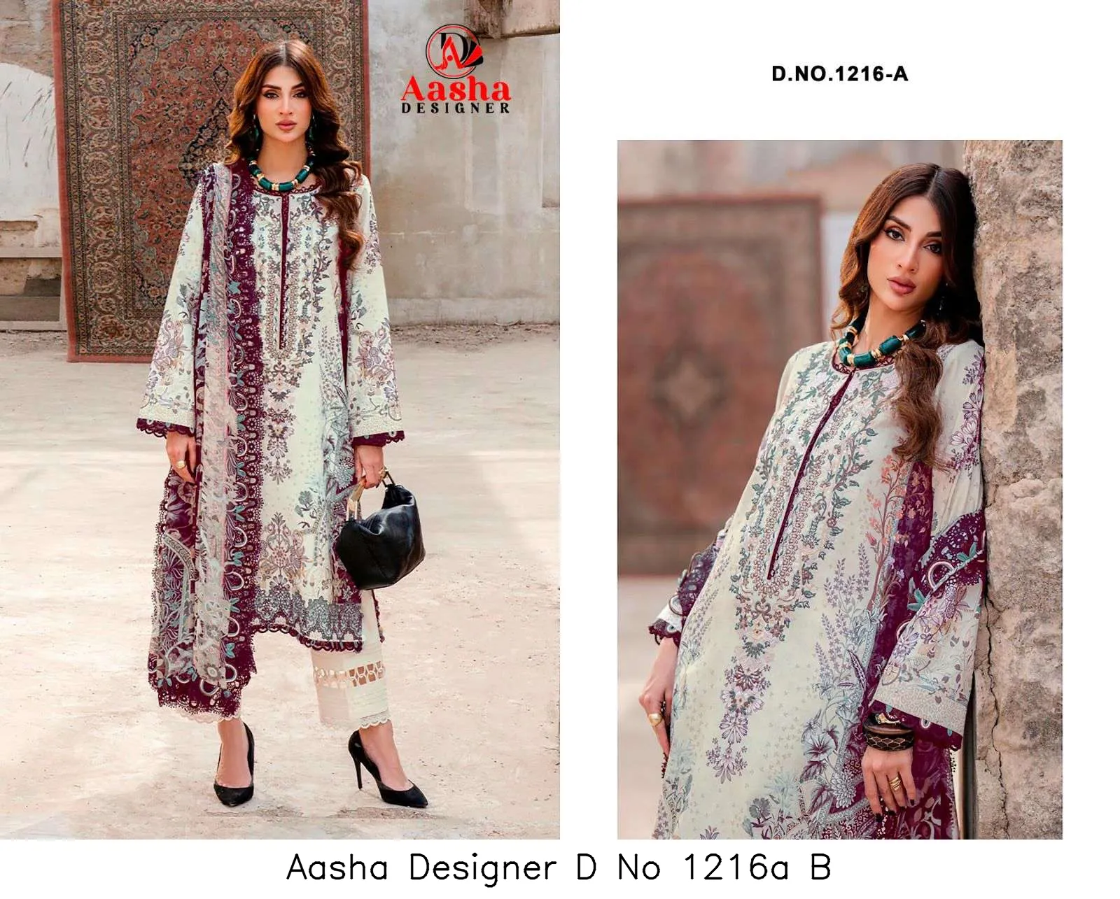 Aasha Designer D No 1216a B