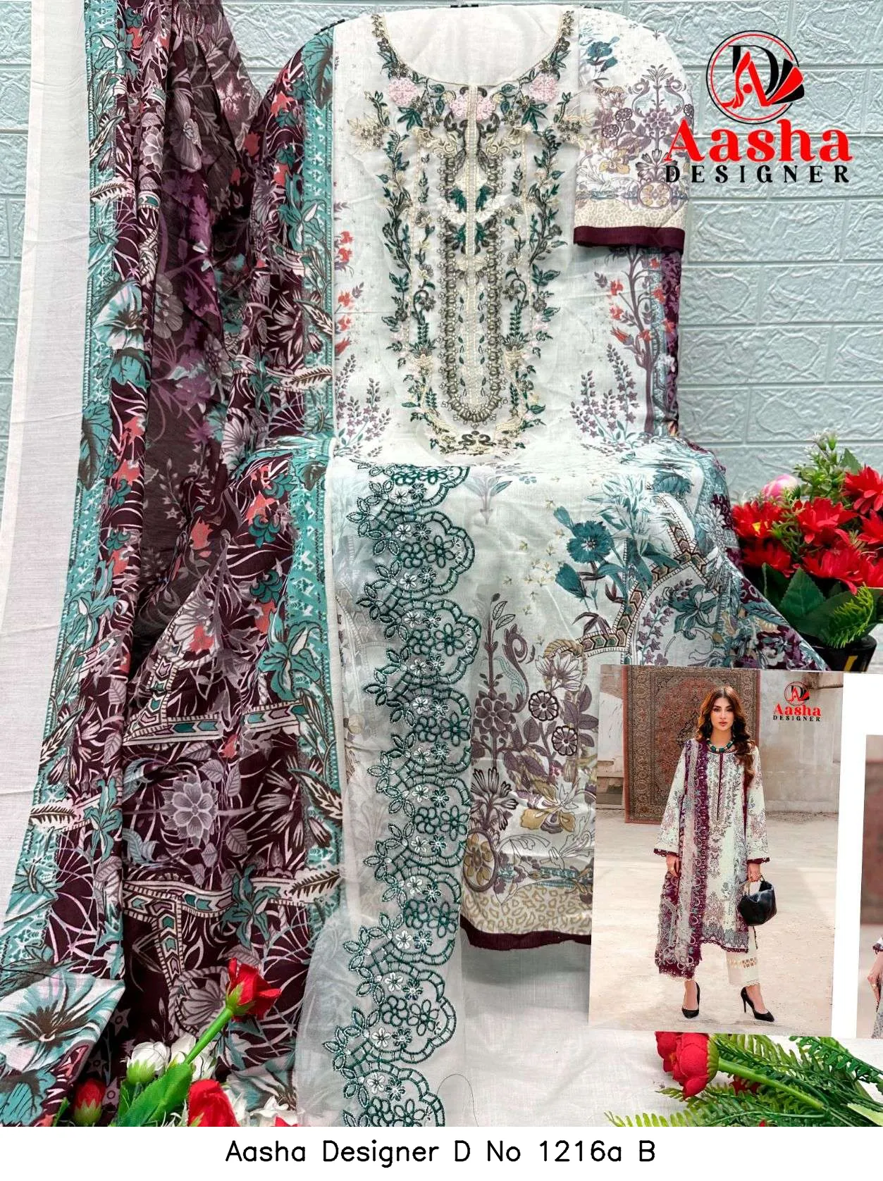 Aasha Designer D No 1216a B - Image 2