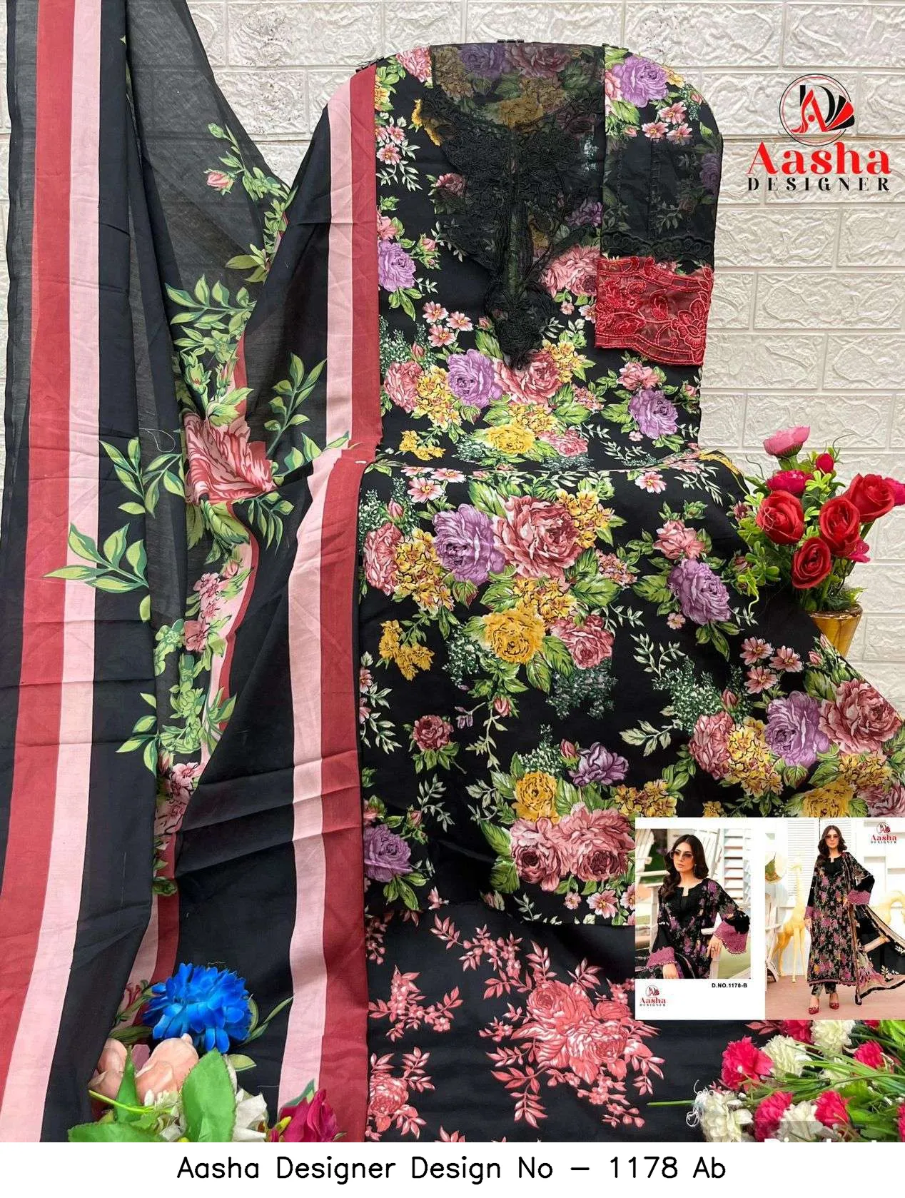 Aasha Designer Design No - 1178 Ab - Image 6