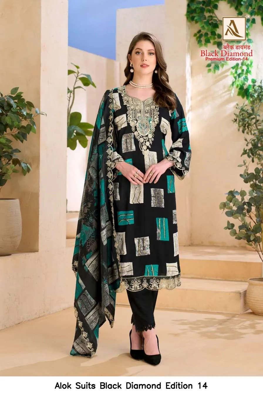 Alok Suits Black Diamond Edition 14 - Image 5