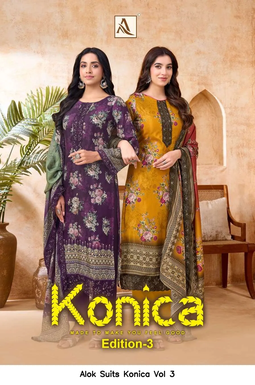 Alok Suits Konica Vol 3