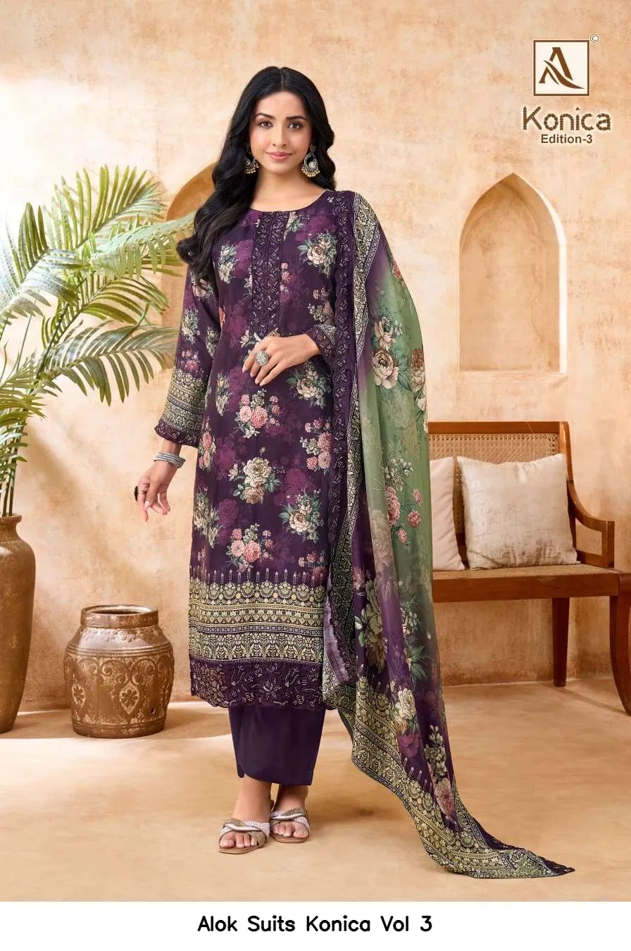 Alok Suits Konica Vol 3 - Image 7
