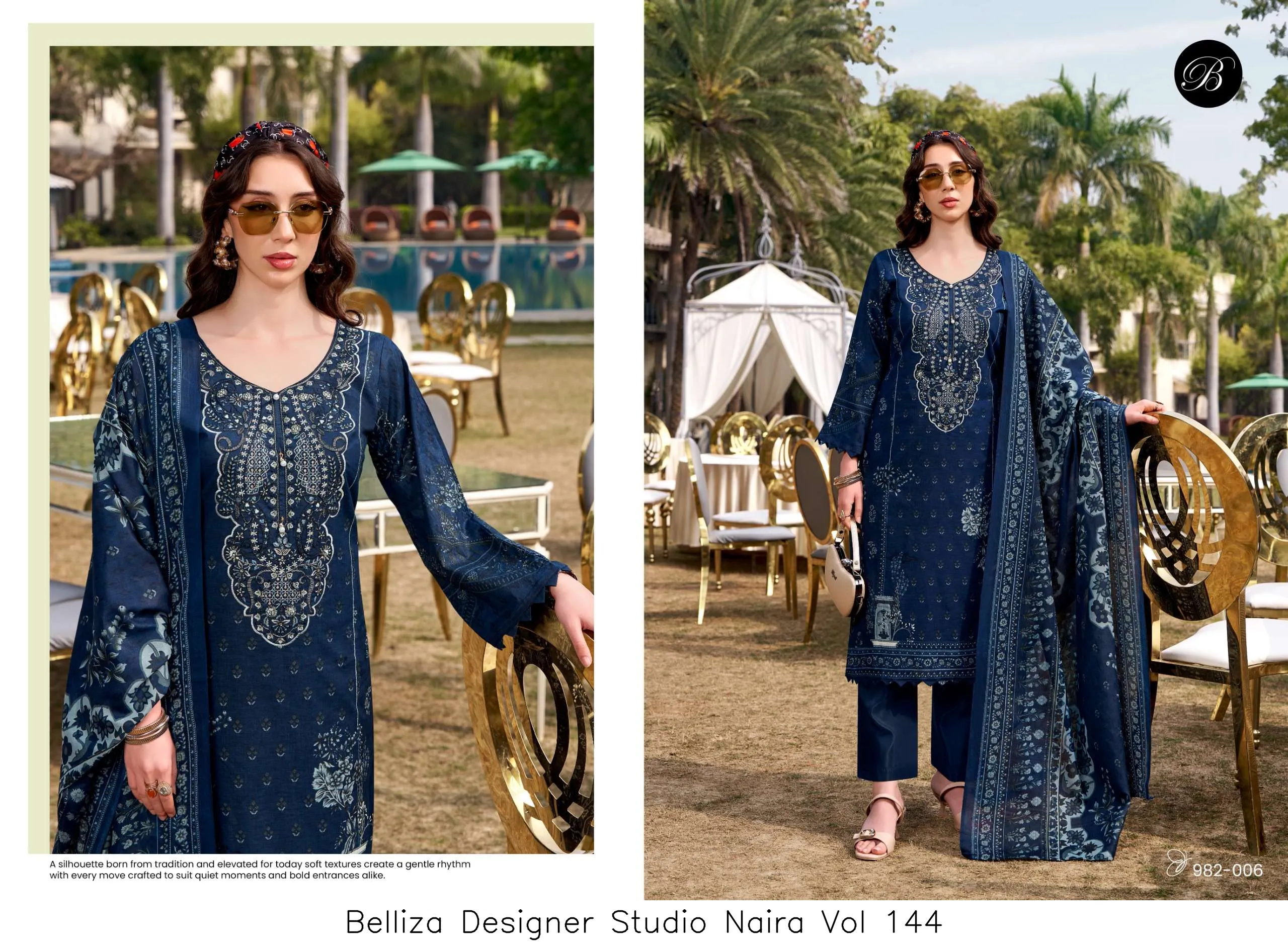 Belliza Designer Studio Naira Vol 144 - Image 10